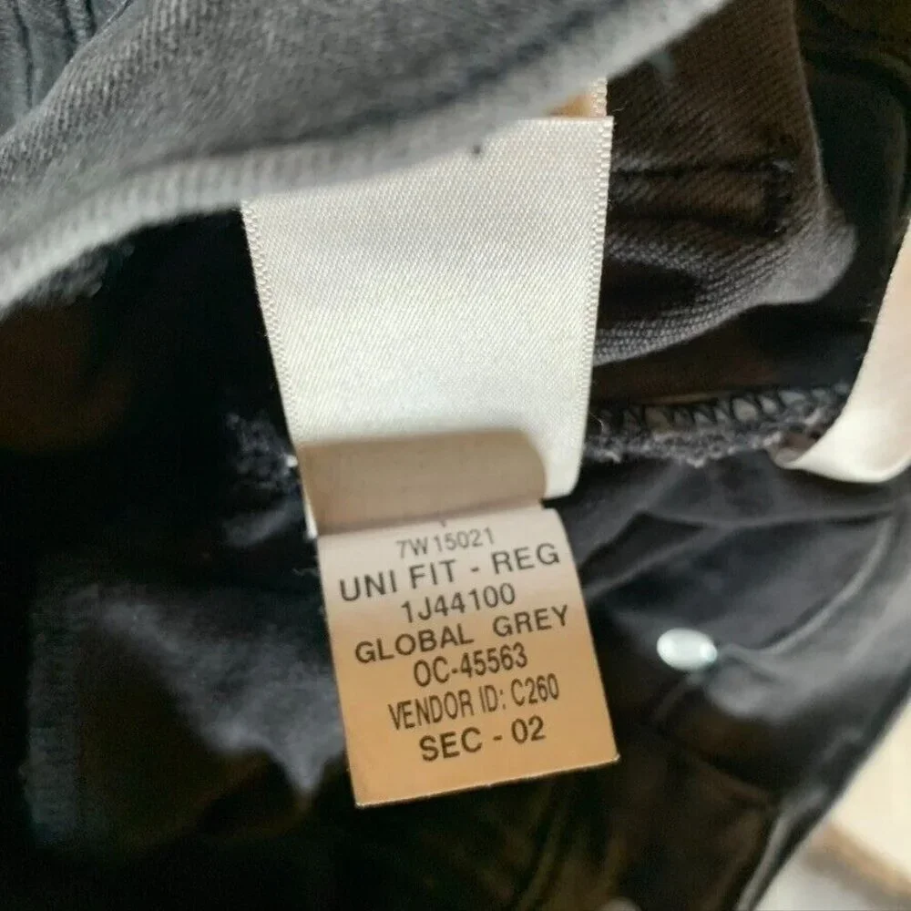 Madewell Womens 1 Denim Jeans Faded Black Uni Fit Skinny Mid Rise Stretch New - Picture 5 of 11